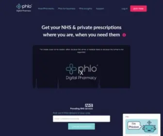 Wearephlo.com(Online Pharmacy Prescription Delivery) Screenshot