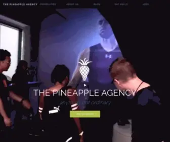 Wearepineapple.co(The Pineapple Agency) Screenshot