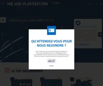 Weareplaystation.fr(L’actu de la communauté PlayStation) Screenshot