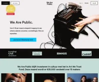 Wearepublic.nl(We Are Public) Screenshot