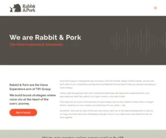 Wearerabbitandpork.com(Rabbit & Pork) Screenshot