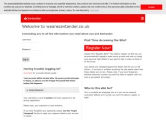 Wearesantander.co.uk(New colleagues) Screenshot