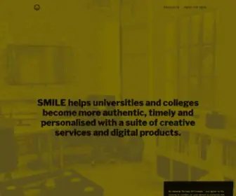 Wearesmile.com(Award-winning digital agency, for universities and colleges) Screenshot