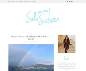 Wearesolesisters.com(We Are Sole Sisters) Screenshot