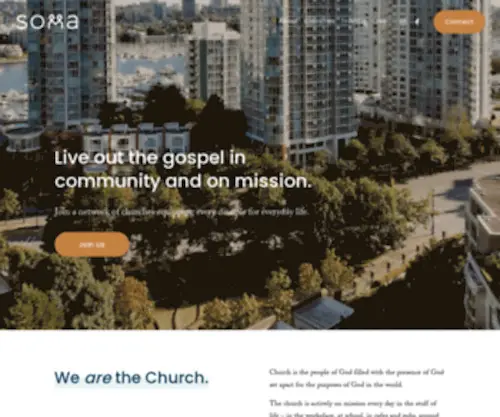 Wearesoma.com(Soma Churches) Screenshot