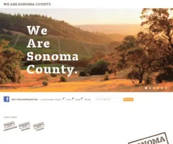 Wearesonomacounty.com(We Are Sonoma County) Screenshot