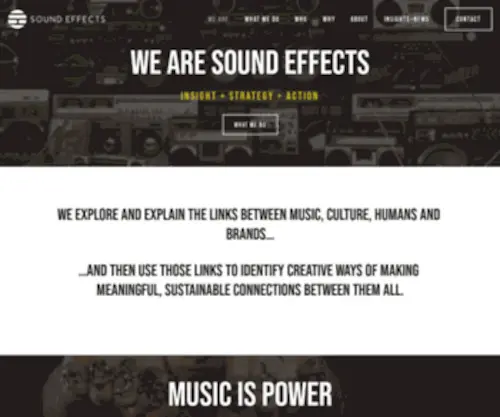 Wearesoundeffects.com(We Are Sound Effects) Screenshot