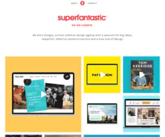 Wearesuperfantastic.com(Creative design agency specialising in brand) Screenshot
