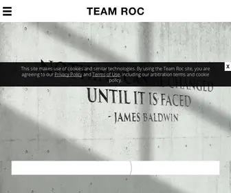 Weareteamroc.com(Team Roc) Screenshot