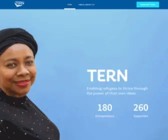 Wearetern.org(Supporting refugees into business) Screenshot