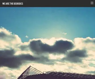 Wearethegeordies.com(We Are The Geordies) Screenshot