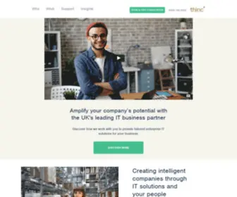 Wearethinc.com(IT Business Partner & Enterprise Solutions Provider) Screenshot