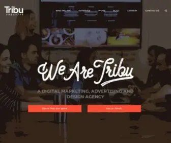 Wearetribu.com(Marketing, Advertising & Design Agency in San Antonio, TX) Screenshot