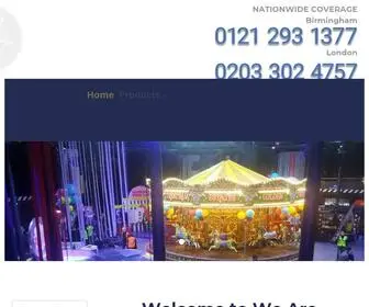 Wearetricycle.co.uk(Industry Leading Fairground Hire) Screenshot