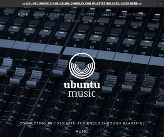 Weareubuntumusic.com(Ubuntu Music) Screenshot