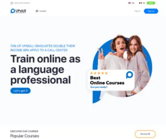 Weareupskill.com(Online Courses) Screenshot