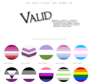 Wearevalid.com(Wearevalid) Screenshot