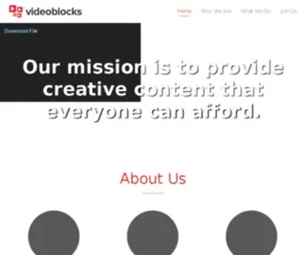 Wearevideoblocks.com(We Are VideoBlocks) Screenshot