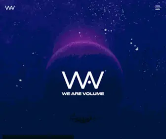 Wearevolume.com(We Are Volume) Screenshot