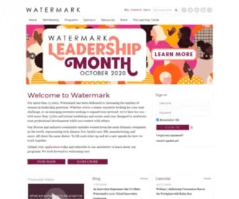 Wearewatermark.org(Women at the top) Screenshot