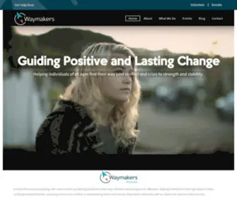 Wearewayfinders.org(Guiding Positive and Lasting Change) Screenshot