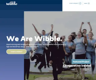 Wearewibble.com(Web Design Belfast) Screenshot