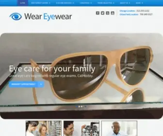 Weareyewear.com(Optometrists in Chicago) Screenshot