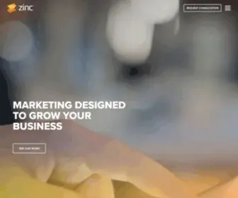 Wearezinc.com(Web Design & Inbound Marketing Agency Orange County CA) Screenshot