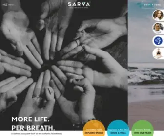 Wearezorba.com(SARVA Yoga) Screenshot