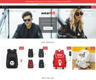 Weargg.com(Find and get your gorgeous gadgets) Screenshot