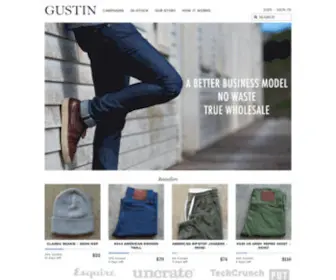 Weargustin.com(Premium Quality Denim and Clothing) Screenshot