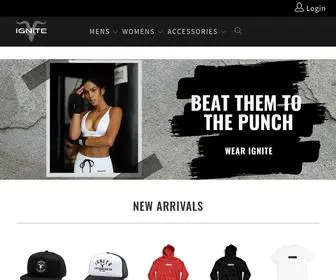 Wearignite.co(Activewear, Gym, & Workout Clothes) Screenshot