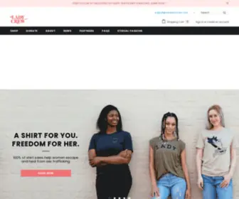 Wearladycrew.com(Lady Crew) Screenshot