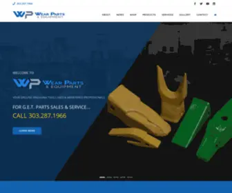 Wearpartsco.com(Wear Parts & Equipment Company) Screenshot