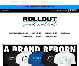 Wearrollout.com(Rollout Apparel Brand) Screenshot