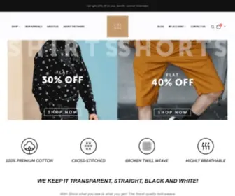 Wearshiroi.com(Best Cotton Shorts & Shirts For Men) Screenshot