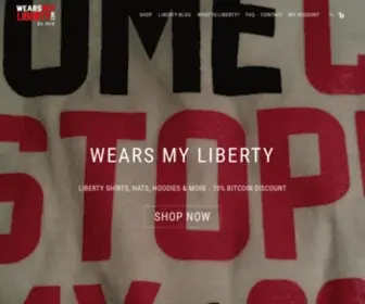 Wearsmyliberty.com(Liberty Shirts) Screenshot