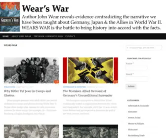 Wearswar.com(WEARS WAR) Screenshot