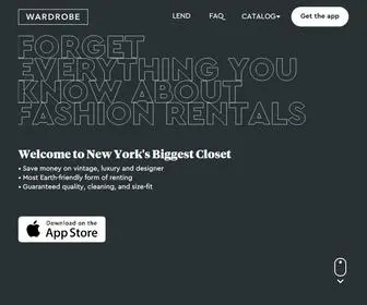 Wearwardrobe.co(Wardrobe App) Screenshot