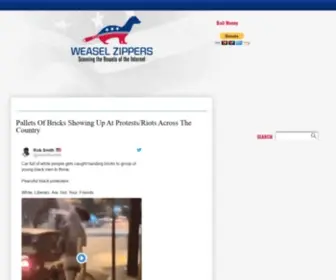 Weaselzippers.us(Weasel Zippers) Screenshot