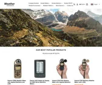 Weather-Instruments.com(Hand held wind meters & low cost weather stations) Screenshot