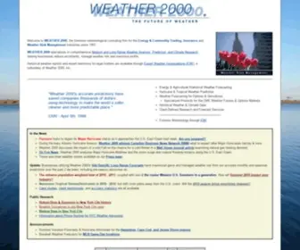 Weather2000.com(Forecasts for SummerHurricanes and Tropical Storms) Screenshot