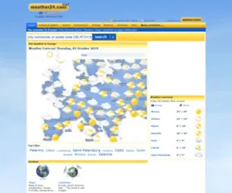 Weather24.com(The weather in Europe) Screenshot