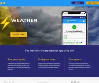 Weatherbattle.com(Weather Battle) Screenshot