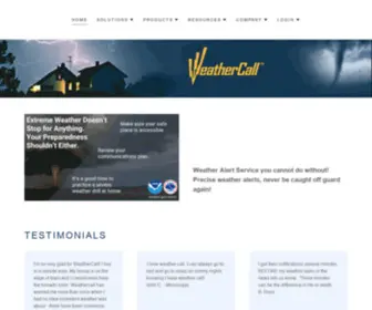 Weathercallservices.com(WeatherCall Services) Screenshot