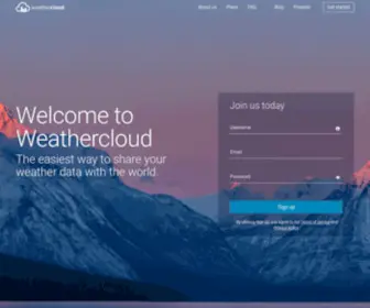 Weathercloud.net(Weathercloud) Screenshot