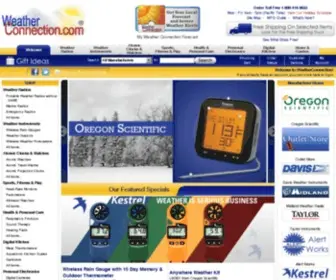 Weatherconnection.com(Oregon Scientific) Screenshot