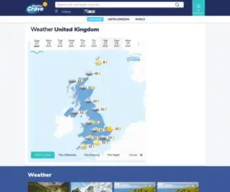 Weathercrave.co.uk(Weather forecast United Kingdom) Screenshot