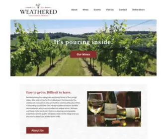 Weatheredvineyards.com(Weathered Vineyards & Winery) Screenshot