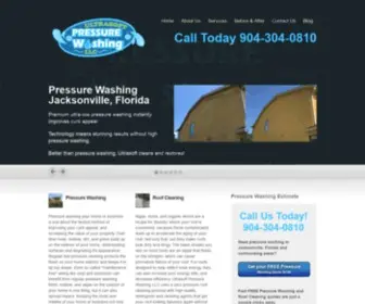 Weatheredwoodrestoration.com(Pressure Washing Jacksonville) Screenshot